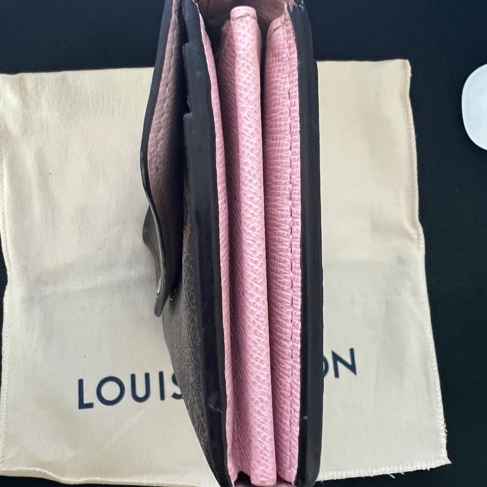 AUTHENTIC LOUIS VUITTON Sarah Long Wallet Rose Ballerine - Picture 5 of 12